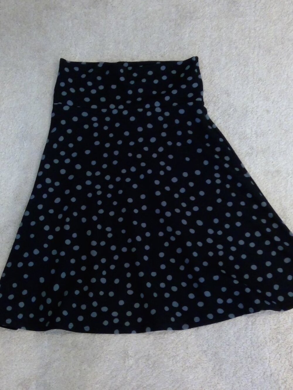 LuLaRoe Flared Polka Dot Skirt